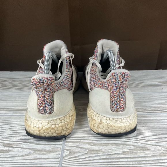 Adidas UltraBoost 4.0 White Multi Running Shoe Athletic Sneaker Women's 9.5 - Picture 4 of 8